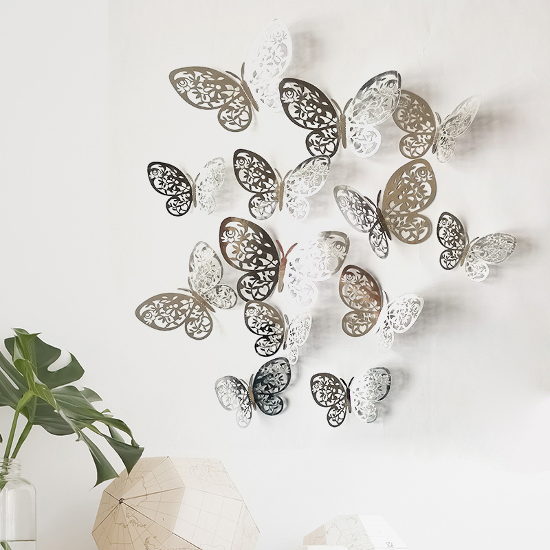 Cute Butterfly Paper Wall Sticker Wall Art display picture 4