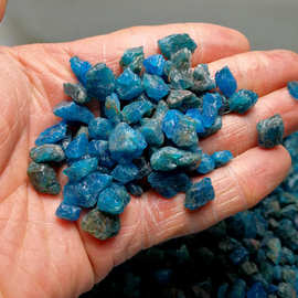 天然深蓝磷灰石原石原矿标本