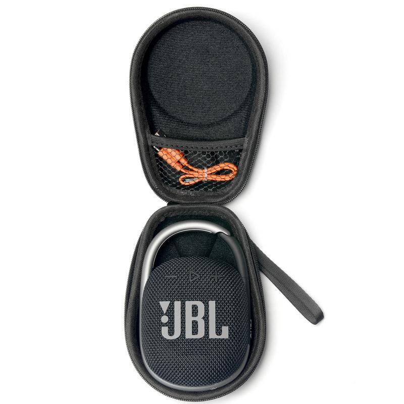 Suitable for JBL clip4 Bluetooth Speaker Bag Nylon Bag Protective Case Carrying Case Black in stock
