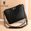 2020 Autumn and winter new pattern Crocodile print cowhide fashion Female bag cowhide Big bag urban Simplicity One shoulder Handbag