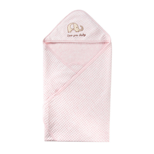 New born baby blanket spring and autumn style cartoon elephant newborn blanket drop shipping