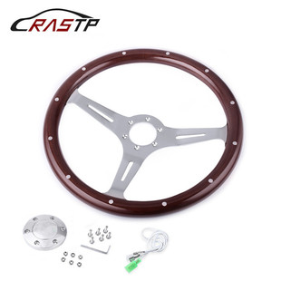 Cross-border car modified steering wheel racing steering wheel PU competitive steering wheel 13 inch 320mm