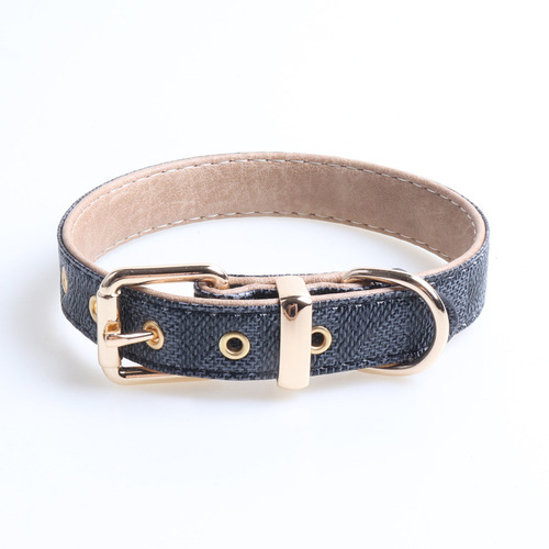 Aming Pet Collar PU Leather Dog Collar Exquisite and Fashionable, Complete Size Range, Factory Direct Sale