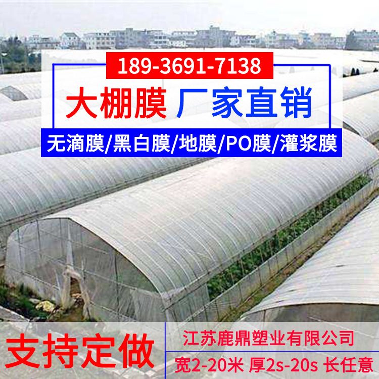 Manufactor Direct selling Big films Plastic film greenhouse EVA pope longevity Wu Dimo Mushroom breed Black and white film