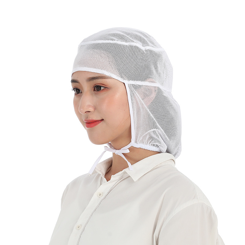 Gorra DE TRABAJO Textil para mujer Gorra de mujer Fábrica de alimentos Gorra de malla Sombrero DE TRABAJO Taller a prueba de polvo Puntera transpirable