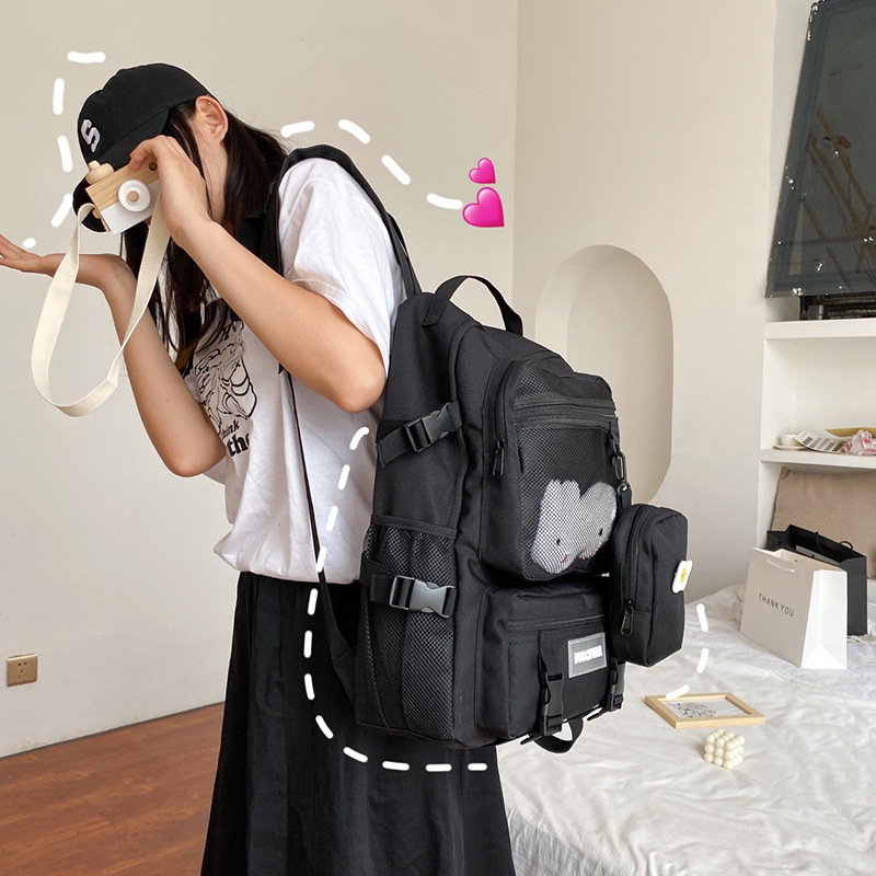 570g Weight Korean School Large Capacity Backpack