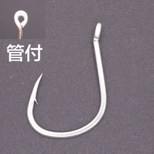 High carbon steel pipe with iron plate hook 1/0 2/0 2.5/0 3/04/0 slow swing iron plate single hook bulk tin plating rust prevention 