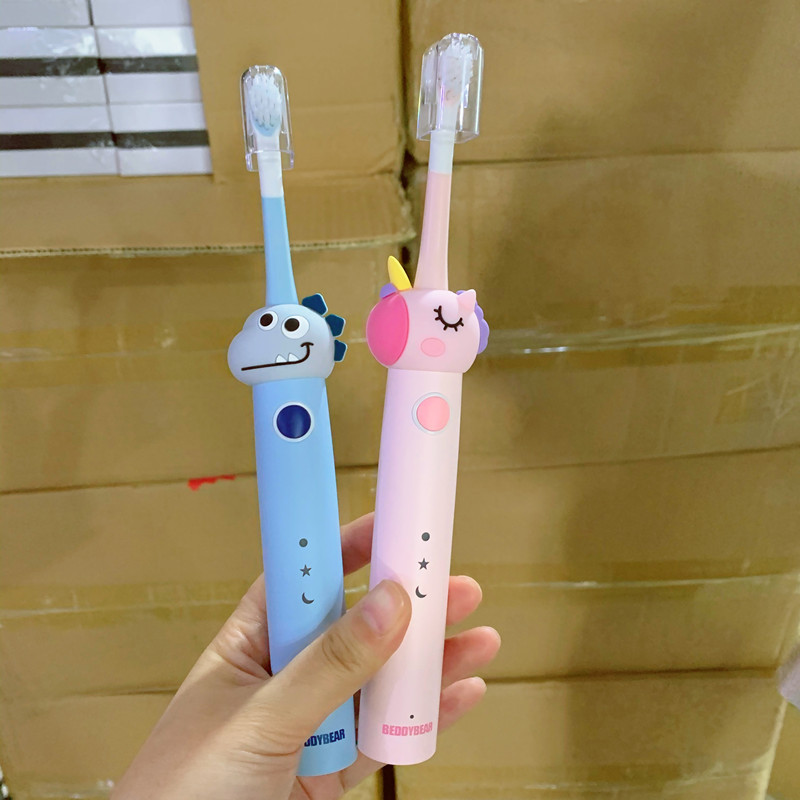 Children's Electric Toothbrush Cup Bear Adult High-frequency Sonic Vibration IPX7 Waterproof Student Male And Female Smart Toothbrush