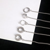 Long wireless chain stainless steel, protective headphones, earrings, bluetooth, Korean style