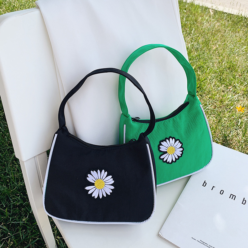 ins小雏菊花朵腋下包流行包包2020新款潮网红夏季百搭仙女单肩包|ms