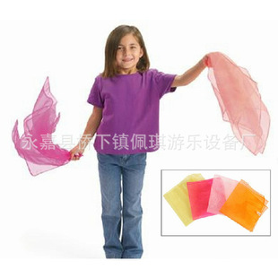 幼儿园亲子活动舞蹈纱巾表演儿童彩色丝巾幼儿跳舞道具奥尔夫丝巾-阿里巴巴