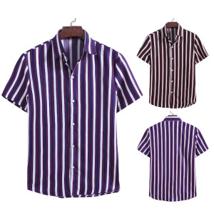 Men’s stripe casual business shirt