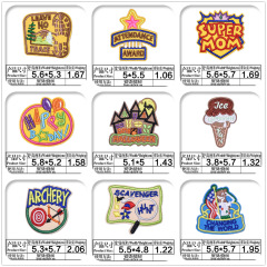 卡通動物刺繡布貼 電腦刺繡品質款服裝輔料裝飾貼