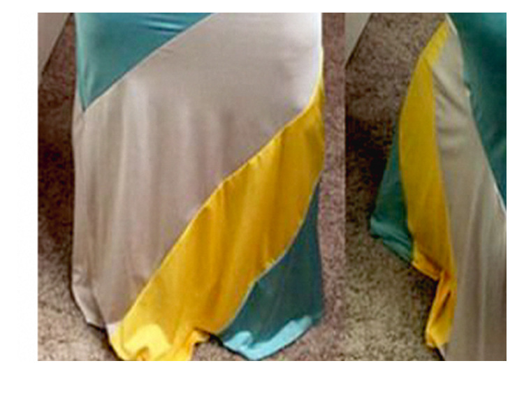 sexy color matching comfortable long skirt NSXS37357