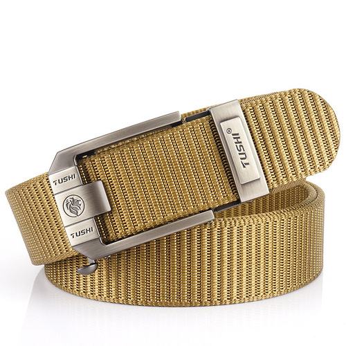 2020 new 3.5 thickened nylon belt, versatile casual outdoor belt, automatic buckle belt manufacturer wholesale
