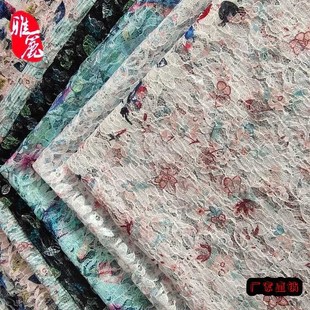 lace polyester lace printing fabric series factory direct door width 150cm clothing accessories wholesale lace