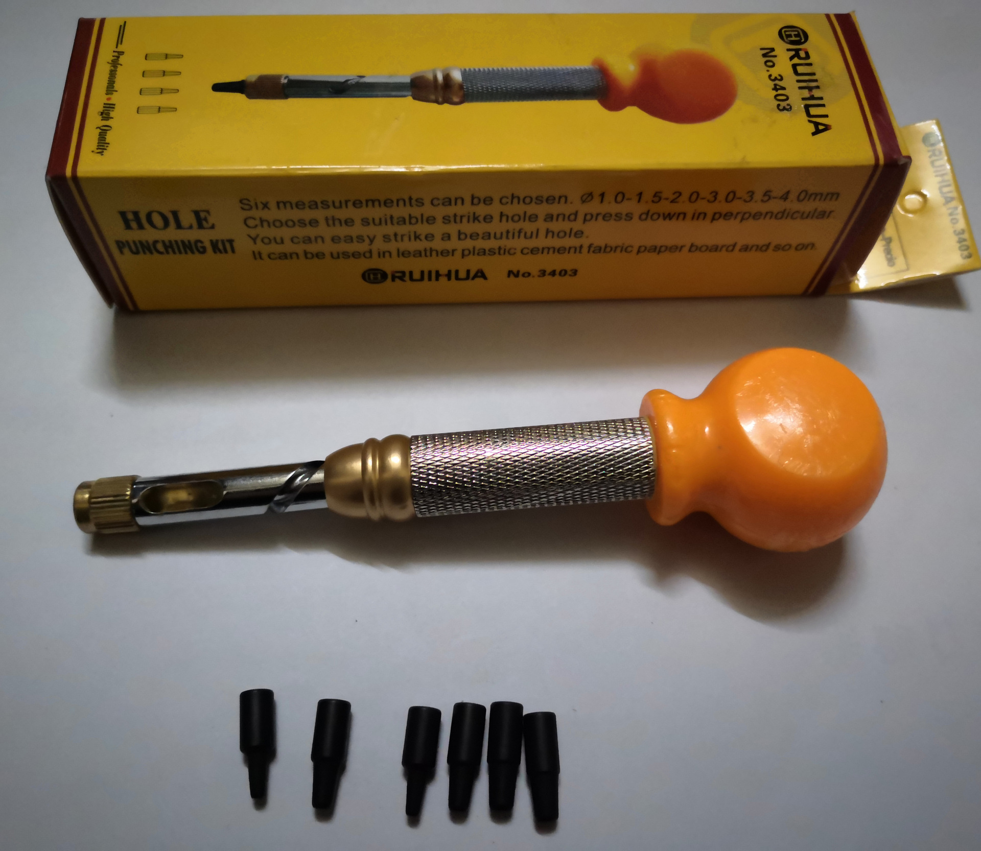 钟表工具 引力打孔器 手表表带打孔器 6合1修表工具引力打孔工具