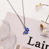 Necklace with butterfly, pendant, accessories, factory direct supply, simple and elegant design