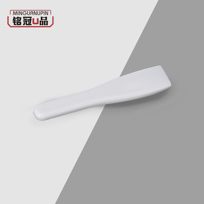 D50勺挖棒面膜工具DIY小勺密封罐配套PP白色现货美容配件厂家批发