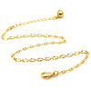 Fashionable jewelry, golden chain, ankle bracelet, accessory, Korean style, Birthday gift, simple and elegant design, wholesale