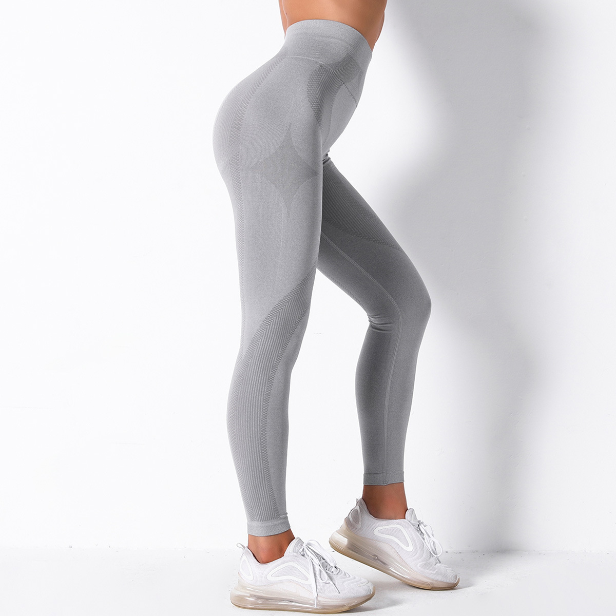 high-waist hip-lifting stretch tight stretch pants  NSLX12867