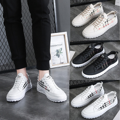 2020 Spring new pattern Fast Microfiber White shoes Single shoes man ventilation Casual shoes leather shoes skate shoes