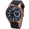 Men's fashionable swiss watch, quartz watches for leisure, Korean style, wholesale