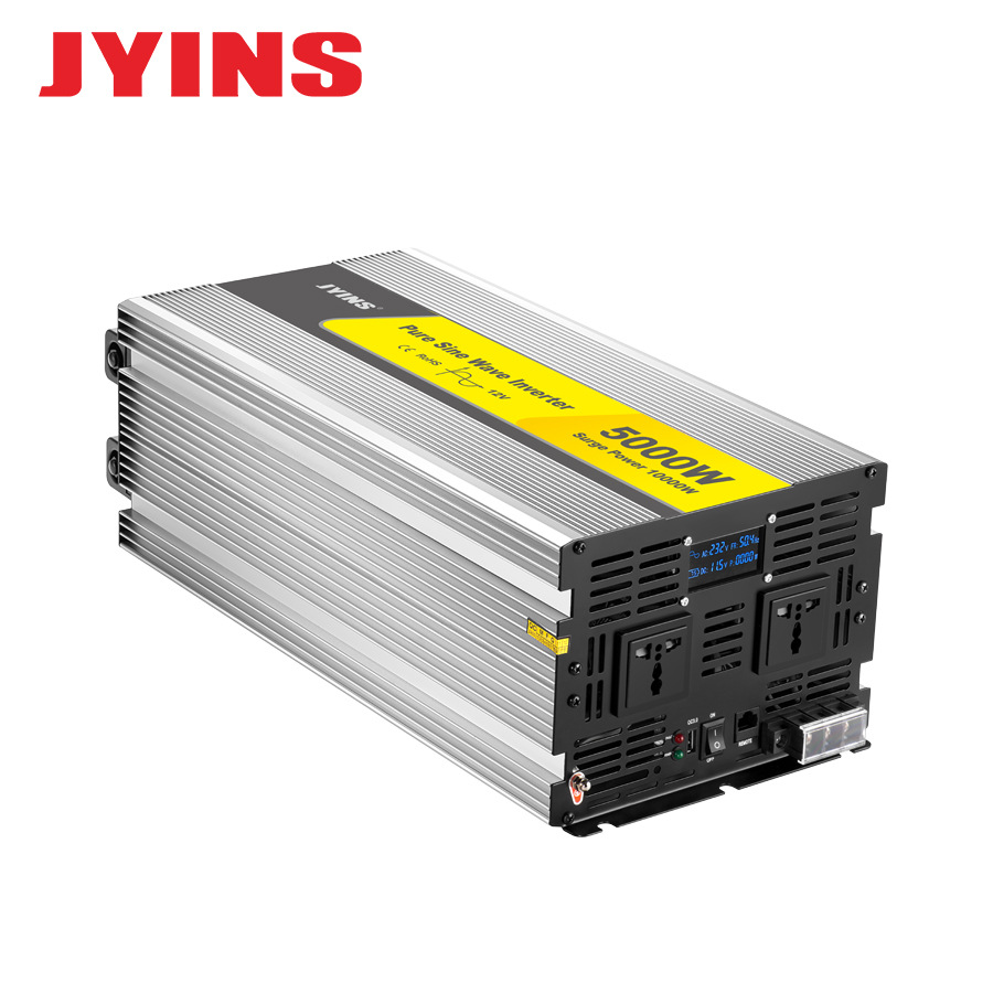 太阳能车载逆变器 12V24V转220V家用纯正弦波逆变器 5000W足功率