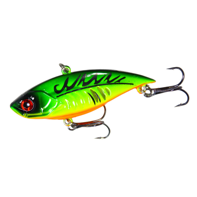 2 Pcs Sinking Lipless Crankbait Lures 65mm 11g Hard Baits Bass Pike Crappie Fresh Water Fishing Lure