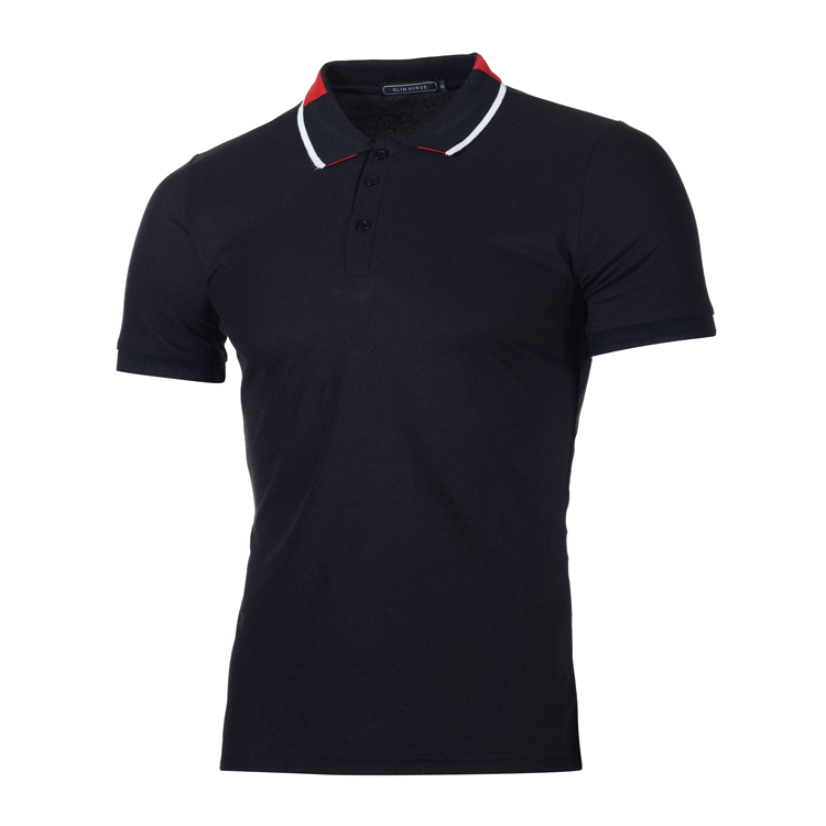 Herren Polohemd Gestreift Minimalistisch Geripptes Design_voghion.com