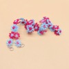 Medical mask flower-shaped, woven accessory, strap