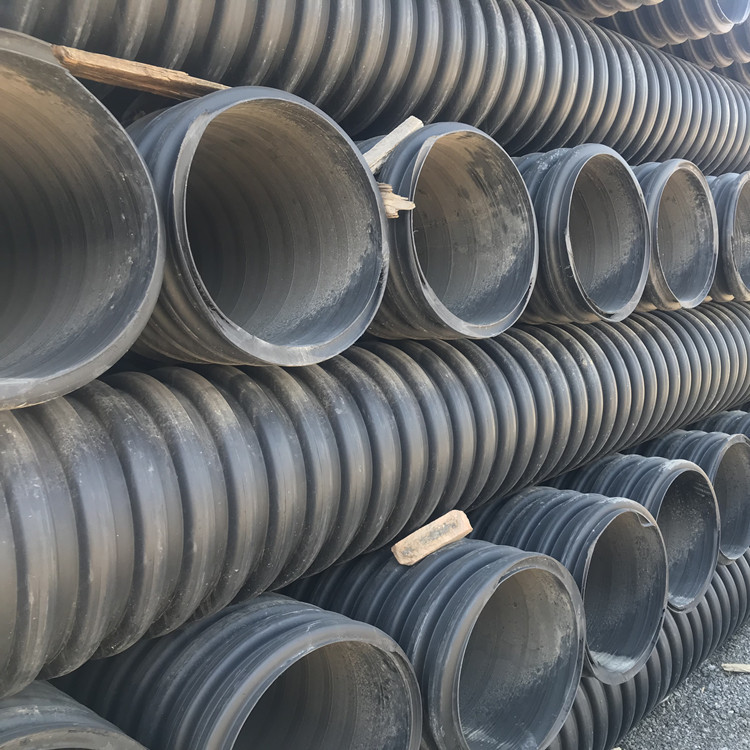 陕西内肋增强聚乙烯波纹管 HDPE内肋缠绕管 内肋排污水管