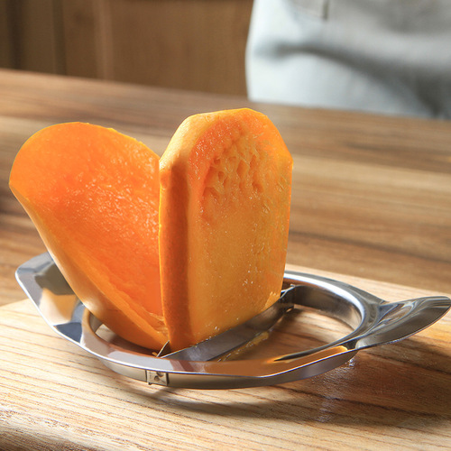 Ring cutting mango tool fruit divider peeling mango knife corer stainless steel slicer peeler