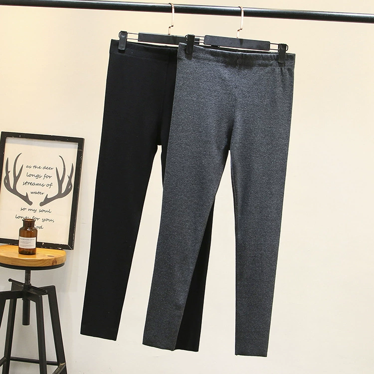 200 кг пухлые девушки Весна Новый плюс жир плюс размер упругой высокой талией тонкий резьбовые корейские леггинсы 354