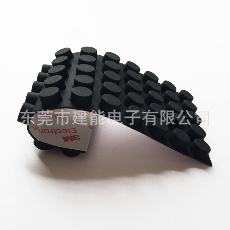 自粘硅胶胶垫 防滑圆形硅胶垫圈 多种黑色橡胶垫硅胶垫