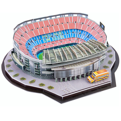 World Cup Football DIY Stadium Model Real Madrid Liverpool Juventus AC Stadium Assembled Model Simulation Stadium