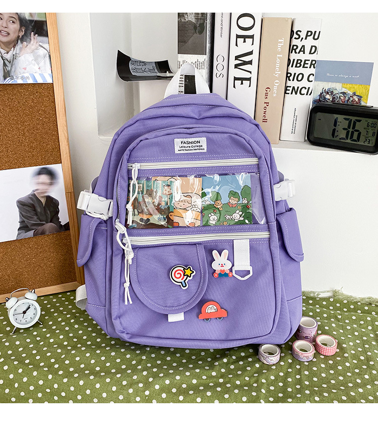 Cute Transparent Funny Soft Backpack display picture 50