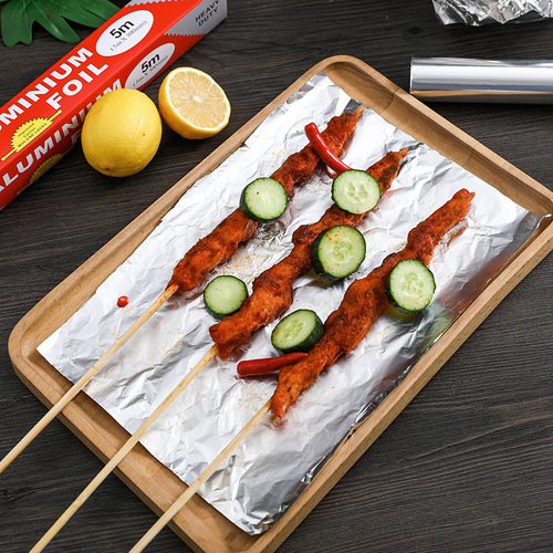 Tinfoil baking tools Japanese barbecue tin foil paper aluminum foil paper household baking paper barbecue paper wrapped foil silicone oil paper