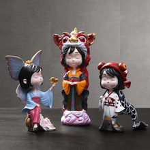 可爱少女心日式女孩摆件创意卧室儿童房橱窗样板桌面房家居装饰品