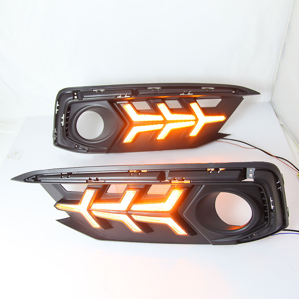 Adecuado para Honda 10 ª generación cívica luz corriente diurna 10 ª generación aviones cívicos streamer luz corriente diurna 3 colores