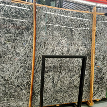 雪山银狐大理石 别墅酒店装修干挂石材 墙面地板大理石石材