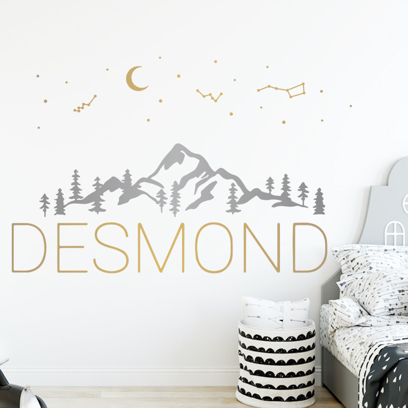 New Simple Constellation Moon Wall Stickers display picture 3