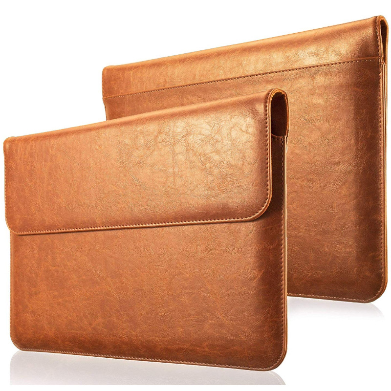 Factory Direct laptop bag clutch computer leather case tablet liner bag computer leather protective case