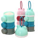 Milk Powder Box Portable Out Baby Large Capacity Milk Powder Tank Lanyard Side Opening Milk Powder Box Removable Three-Layer Milk Powder Pot