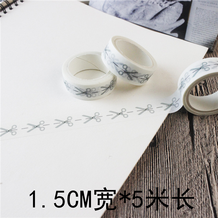 Animal y planta diario cinta lindo diario pegatinas y cinta de papel color material fresco chica corazón di Decoración