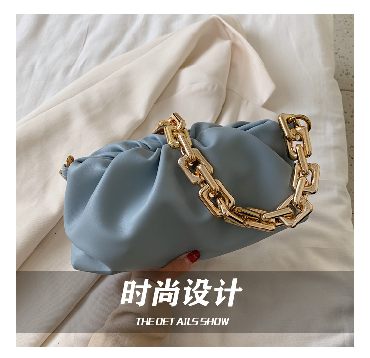 New Fashion All-match One-shoulder Underarm Portable Cloud Bag Wholesale display picture 13