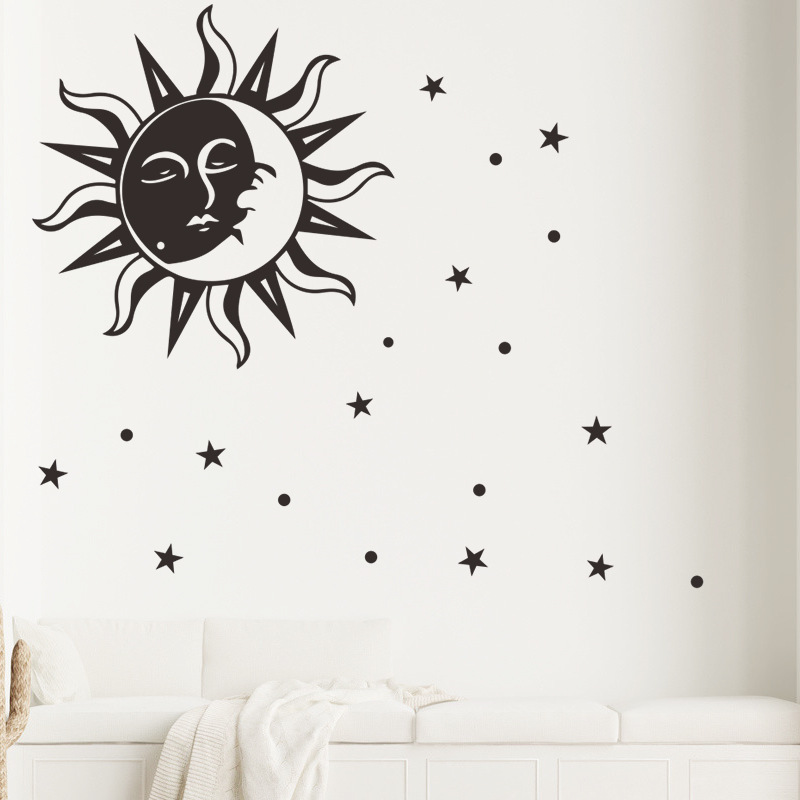 Sun Moon Stars Wall Stickers display picture 4