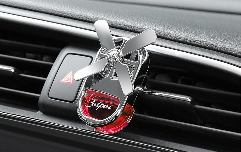 Car Interior Accessories Air Vent Perfume Aromatherapy Odor Removal Four-Leaf Windmill Air Conditioner Outlet Freshener Odor Eliminator