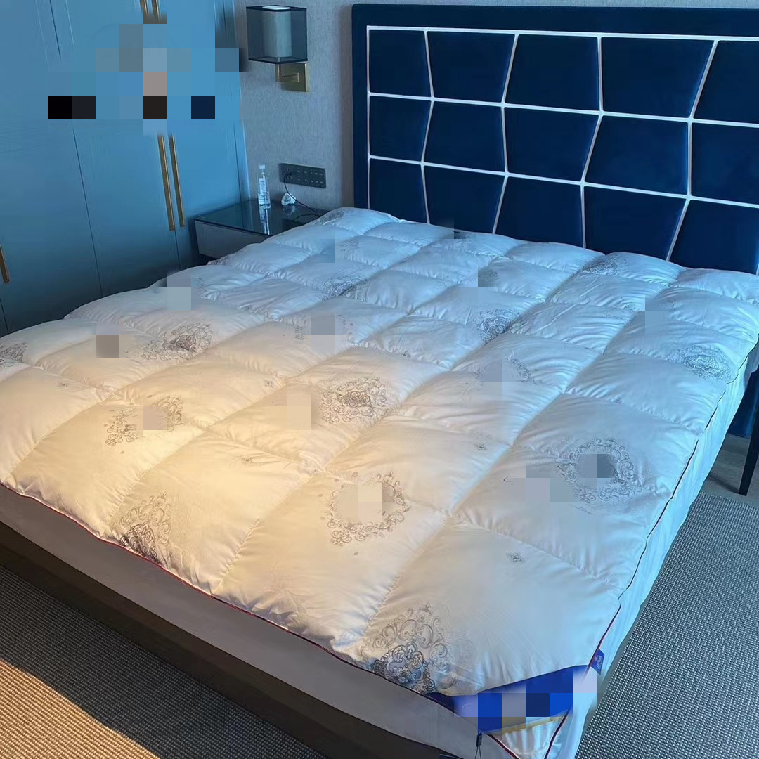 Homestay hotel hotel Soybean fibre quilt Double keep warm thickening Down quilt quilt with cotton wadding Winter quilt goods in stock