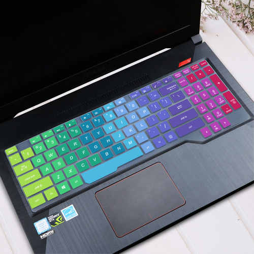 Suitable for ASUS Flying Fortress 8 notebook Lingyao Tianxuan fx86 silicone keyboard protective film wholesale and customization